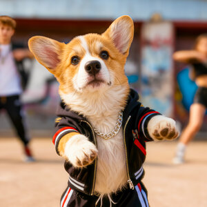 Корги Пряник - А ты меня не лапай!